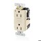 Leviton Lev-Lok GFCI 15A Ind Gr/PI Lt Almond MGFN1-T - alternate 1