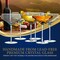 Nutrichef NutriChefKitchen Crystal Martini Glass, Ultra Clear, Elegant Wine Glass, 100% Hand Blown, 6PK NCGLMT68 - alternate 2