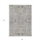 Homeroots 10' X 14' Gray Beige And Ivory Floral Washable Indoor Outdoor Area Rug 605478 - alternate 2