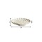Homeroots 4in White And Gold Resin Handmade Seashell Trinket Tray 723723 - alternate 2