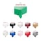Smarty Had A Party 54 x 108 Hunter Green Rectangular Disposable Plastic Tablecloths 96 Tablecloths, 96PK 813270-HG-CASE - alternate 4