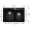 Blanco Diamond 1-3/4 Bowl Dual Mount, Coal Black 442908 - alternate 3