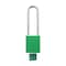 Brady Standard Key Retaining Lockout Aluminum Padlock 3 in Steel Shackle KD Green SDAL-GRN-76ST-KD - alternate 2