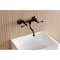 Kingston Brass Double-Handle Wall Mount Bathroom Faucet, Oil Rubbed Bronze KS2115BL - alternate 3