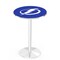 Holland Bar Stool Co 42" Chrome Tampa Bay Lightning Pub Table, 36" dia. Top L214C4236TBLght - alternate 1