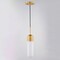 Vaxcel Thalia Gold Brass Contemporary Mini Pendant Ceiling Light White Pill Glass P0420 - alternate 2