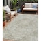 Homeroots 5' X 8' Taupe And Ivory Medallion Washable Indoor Outdoor Area Rug 617474 - alternate 1