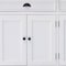 Homeroots Modern Farmhouse Black And White Buffet Server 388229 - alternate 3