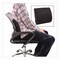 Mind Reader Memory Foam Ergonomic Lumbar Support Chair Cushion, 4 x 13.5 x 12.25, Black BACKFOAM-BLK - alternate 3