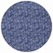 Homeroots 8' Navy Blue Denim Blue And Ivory Round Floral Washable Indoor Outdoor Area Rug 581908 - alternate 2