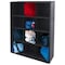 Sandusky Lee Welded Steel Cubby Storage Organizer, 46x18x66, Black IC00461866-09 - alternate 2