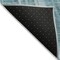 Homeroots 5' X 8' Teal Blue Turquoise And Aqua Striped Washable Indoor Outdoor Area Rug 615014 - alternate 2
