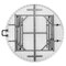 Regency Trestle 6 ft Round Folding Table, Fold-in-Half with Handle, Heavy-Duty Steel Frame, 72 in, White TBM72RNDWH - alternate 2