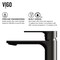 Vigo Norfolk Single Handle Single-Hole Bathroom Vessel Faucet in Matte Black VG03027MB - alternate 2