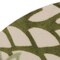 Homeroots 8' Ivory And Green Round Floral Indoor Outdoor Area Rug 548064 - alternate 4