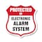 Signmission Security Alarm Shield Sign Protected By, 12 Inch X 12 Inch, Aluminum Metal Sign SHI-A-12-460 - alternate 1