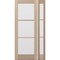 Doornmore G103, 51.5" x 98" ( 36" Door + 12" Side) Left Hand, Mahogany SDL 3 Lite Exterior Door G103-SW-3696-G103-SL_1-1_LI - alternate 2