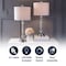 Jonathan Y Victoria 27" Crystal LED Table Lamp, Clear, 2PK JYL2047A-SET2 - alternate 2