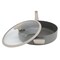 Oster Ambrose 4.5 Quart Nonstick Aluminum Saute Pan with Lid in Matte Grey 137751.02 - alternate 3