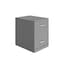 Space Solutions 14.25 in W 2 Drawer Vertical File Cabinet W/ Accessory Drawer, Arctic Silver 25969 - alternate 1