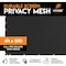 Xpose Safety Privacy Fence Screen 8ft x 50ft, Black, 72PK PS-850BK-FP72-X - alternate 3