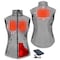 Actionheat 5V Battery Heated Softshell Vest, Women's, Sharkskin Grey, M 810058852328 - alternate 3