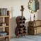 Vintiquewise Cello-Shaped Wine Holder 10-Bottle Freestanding Metal Rack Vintage Decorative Storage QI004779 - alternate 2
