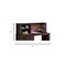 Homeroots 49" Brown Solid Wood Credenza Desk 285934 - alternate 2