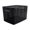 Thinkspace Plastic Weave Bin, Large, Black 36006 - alternate 2