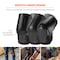 Ergodyne Knee Pad, Foam Pad, Rubber Cap, 2 Straps, Black 360 - alternate 2