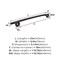 Amerock Arrondi Oil Rubbed Bronze Contemporary 18 in 457 mm Towel Bar BH26543ORB - alternate 2