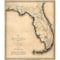Homeroots 20" X 24" C1823 Early Map Of Florida  Vintage  Poster Wall Art 391959 - alternate 1