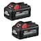 Milwaukee Tool M18 REDLITHIUM XC6.0 Battery, 6.0Ah, Extended Capacity, 18V, Li-Ion, Batteries (2-Pack) 48-11-1862 - alternate 1