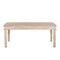 Homeroots 72" White Solid Wood Dining Table 521837 - alternate 3