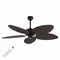 Jonathan Y Raffles 52" Bohemian Industrial Metal/Plastic Mobile-App/Remote-Controlled 6-Speed Palm Blade Ceilin JYL9719B - alternate 1