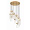 Z-Lite Fontaine 11 Light Chandelier, Rubbed Brass, 26.25 In W x 15 In H 7002P5-11R-RB - alternate 2