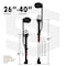 Surpro Double-Sided Drywall Stilts, Magnesium Base, 26 in - 40 in Height, QuadLock Contractor-Grade Stilts S2X-M-2640 - alternate 3