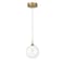 Euf Iissa, Pendant, 6", Gold, Clear Glass 50251-018 - alternate 2