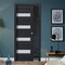 Sartodoors Sliding French Pocket Door with Frosted Glass 28x84 Solid Core Modern Interior VEREGIO7455PD-ANT-28 x 84 - alternate 3