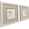 Homeroots Set Of Two Heavenly Spring Distressed White Framed Wall Art, 2PK 653063 - alternate 1
