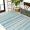 Jonathan Y Castara Wavy Stripe Modern Aqua/Cream 4 ft. x 6 ft. Indoor/Outdoor Area Rug SMB205A-4 - alternate 2