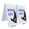 Signmission Snowboard Rental, A-Frame & 2 Decals Installed, Heavy-Duty Plastic Frame SBHD-D-2436-Snowboard Rental - alternate 3