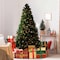 Elf Stor 7.5ft Prelit Christmas Tree Artificial Spruce Tree w/ 450 Warm White, Color Changing Lights & Stand 50-300-7LIT - alternate 2