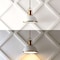 Jonathan Y Homer 13" 1-Light Modern Industrial Metal LED Dome Pendant, Brass Gold/White JYL9536D - alternate 2