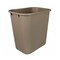 Impact Soft-Sided Plastic 28 Quart WasteBasket No Pinch'm - Beige - 12/Case, 12PK 7702-15 - alternate 2