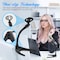Pyle Pyle Universal Adjustable Desktop Microphone Stand - Low Profile, Flexible Gooseneck Mount, U Shape Base PMKS8X2 - alternate 2