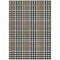 Homeroots 3' X 5' Black Gold And Ivory Plaid Washable Indoor Outdoor Area Rug 601452 - alternate 3