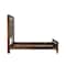 Homeroots Dark Brown Live Edge Solid Wood Queen Bed Frame 551633 - alternate 2