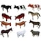 Get Ready Kids Farm Animals Playset, 12 Pieces 870 - alternate 1