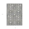 Homeroots 5' X 8' Charcoal Ivory And Green Oriental Washable Indoor Outdoor Area Rug 598029 - alternate 3